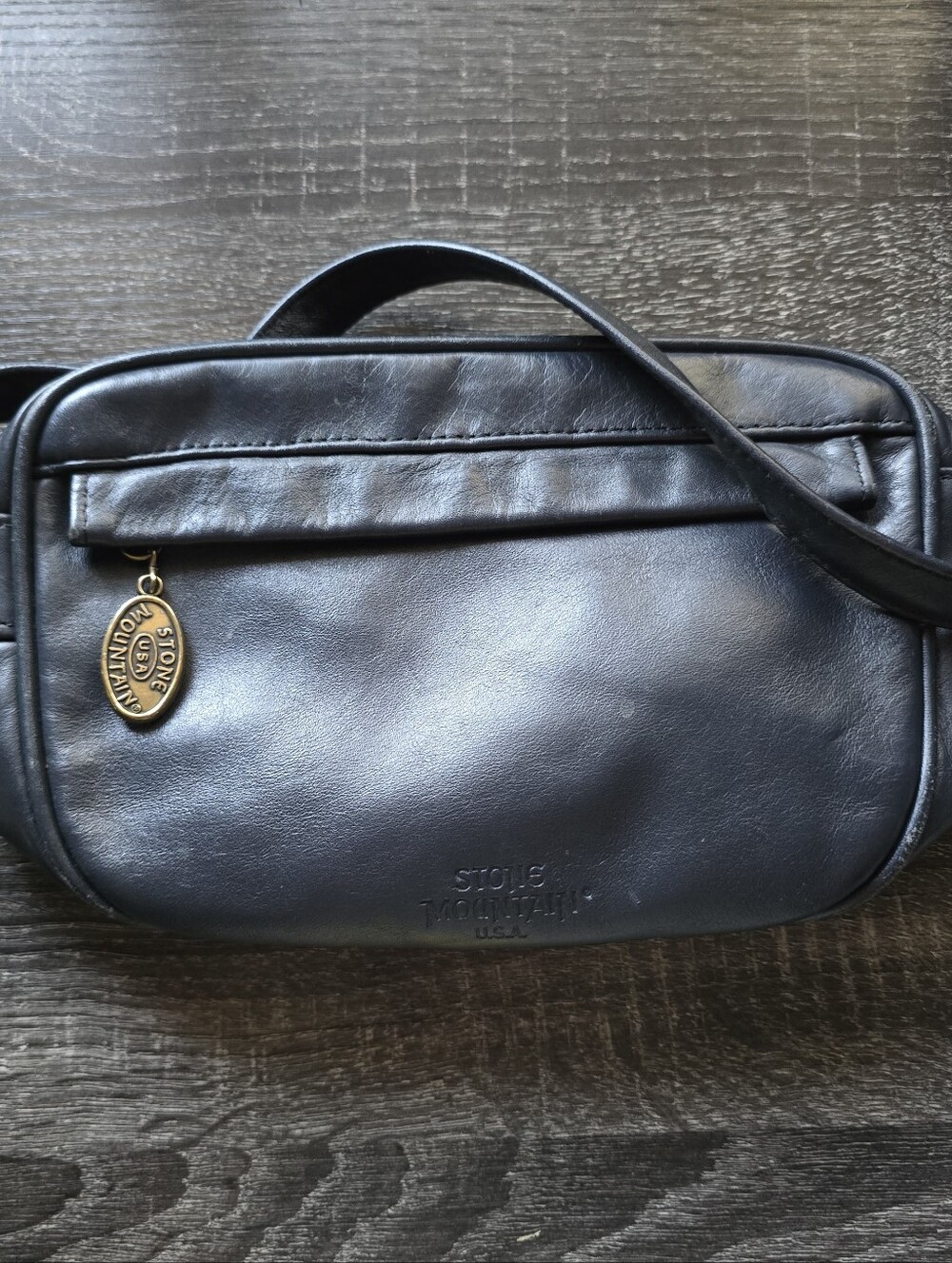 Stone Mountain Leather Shoulder Bag